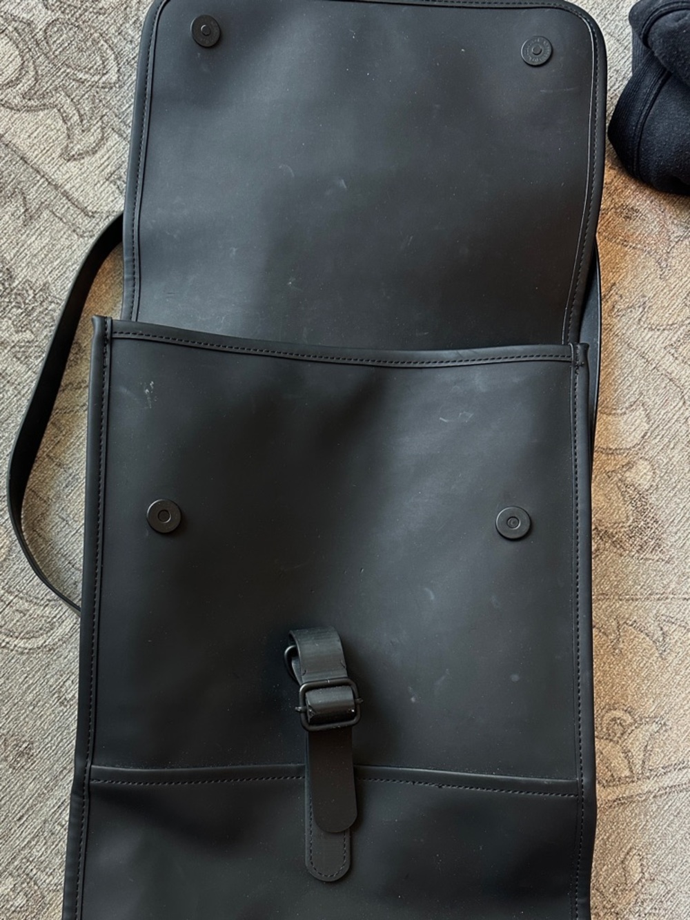 RAINS Black Backpack - Picture 3 of 5